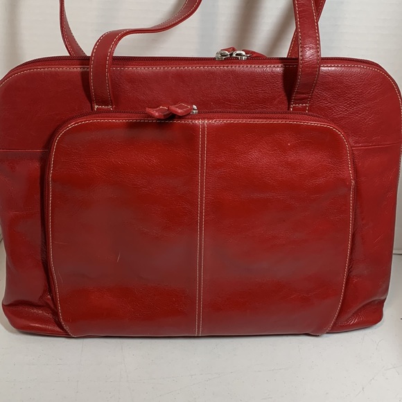 Buxton Euro Leather Business Tote - Picture 2 of 11